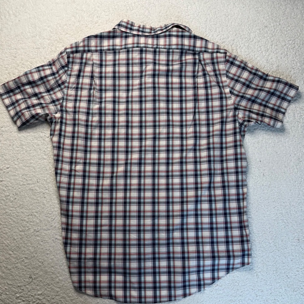 Polo Ralph Lauren Mens XXL Plaid Short Sleeve Button Down Shirt Classic‎ Fit - Picture 7 of 8